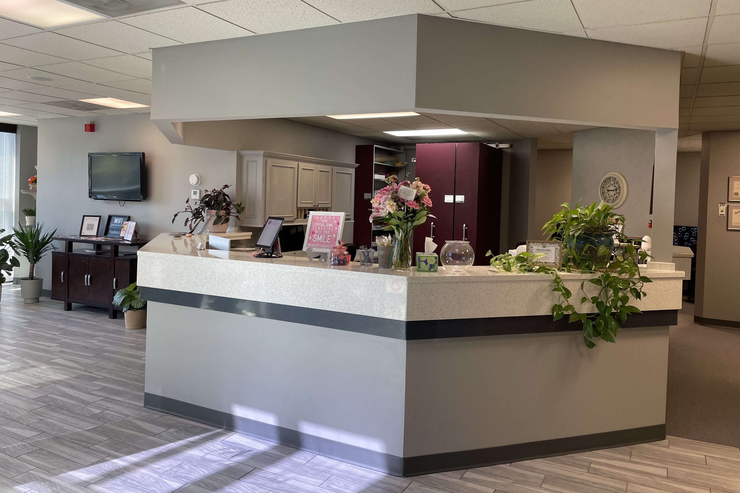 front reception desk